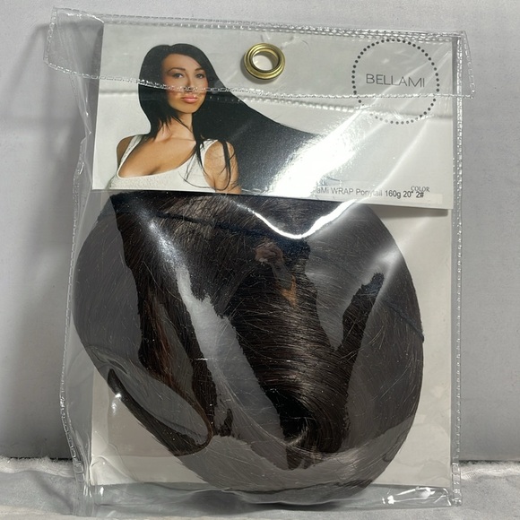 BellaMi Wrap Ponytail 160 grams 20 inch Color 2 Brand New - Picture 1 of 6